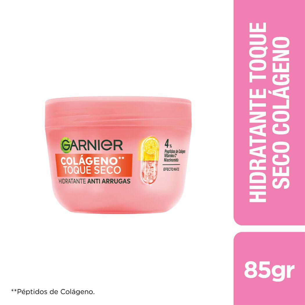 Crema Facial Garnier Toque Seco Col&aacute;geno 85 Gr, , large image number 0
