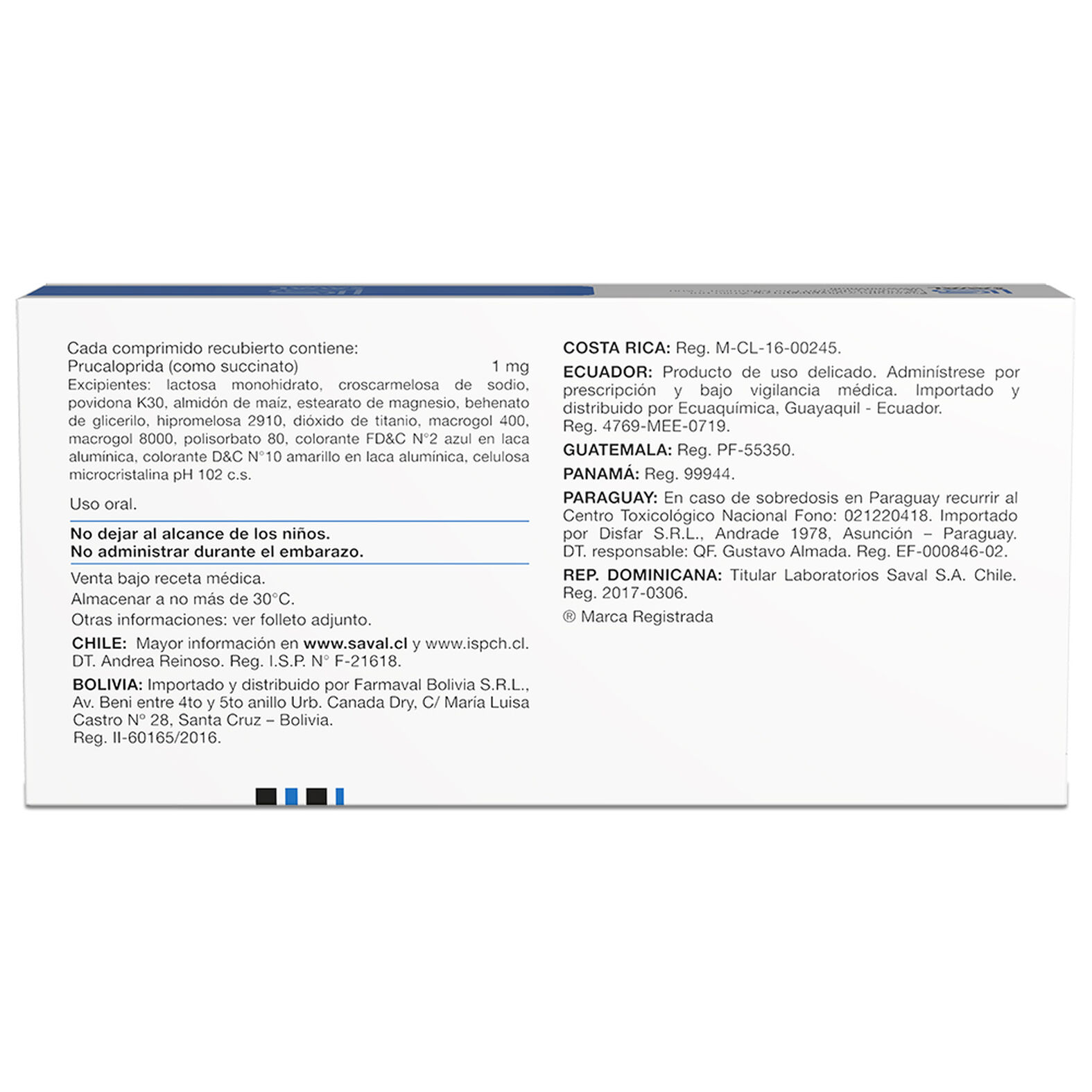 Pruval 1 mg x 30 comprimidos