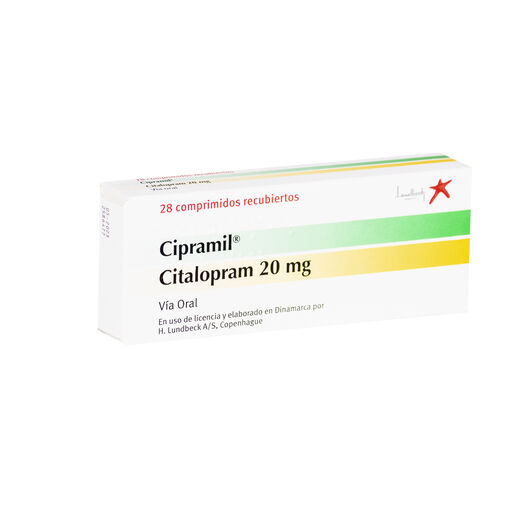 Cipramil 20 mg x 28 Comprimidos Recubiertos, , large image number 0