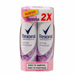 Rexona Pack Desodorante Spray Active Emotion Women 90 g x 1 Pack