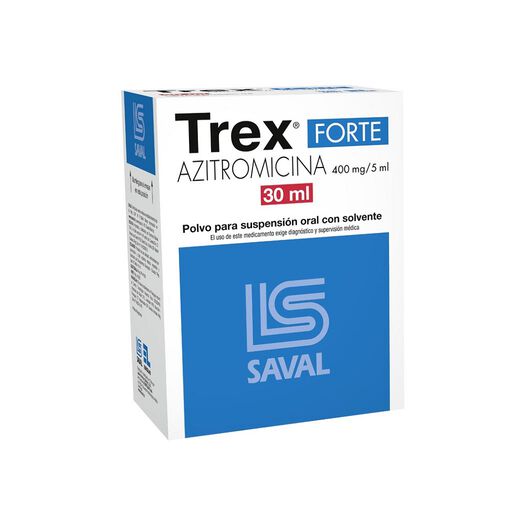 Trex Forte 400 mg/5 mL x 30 mL Polvo para Suspensión Oral con Solvente, , large image number 0