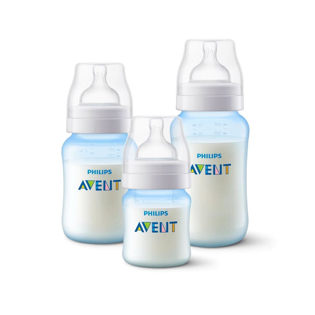 Set 3 Mamaderas Anticolic Philips Avent 125ml 260ml 330ml, , large image number 0