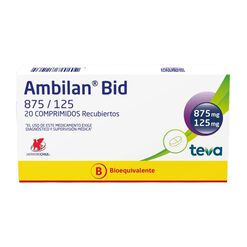 Ambilan Bid 875/125 20 Comprimidos Recubiertos