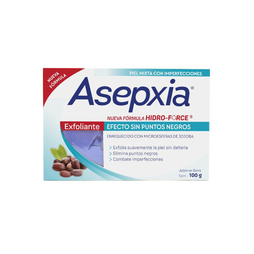Asepxia Exfoliante Jabón En Barra 100 G, , large image number 0