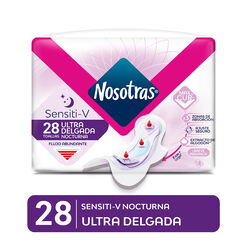 Toalla Higiénica Nosotras Buenas Noches Ultra Delgada Censito-V x28