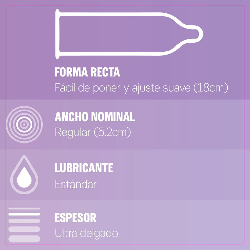 Durex Condones Invisible 3 unidades, , large image number 2