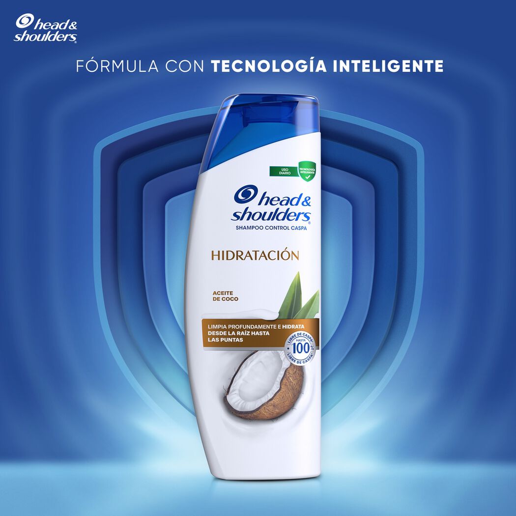 Shampoo Head & Shoulders Hidrataci&oacute;n 375 ml, , large image number 1