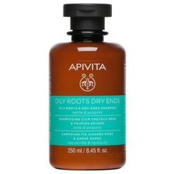 Shampoo Apivita Raiz Puntas Secas 250 mL