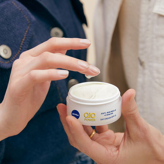CREMA FACIAL ANTIARRUGAS Q10 POWER NIVEA DIA FPS20 PIEL NORMAL A MIXTA 50ML, , large image number 2