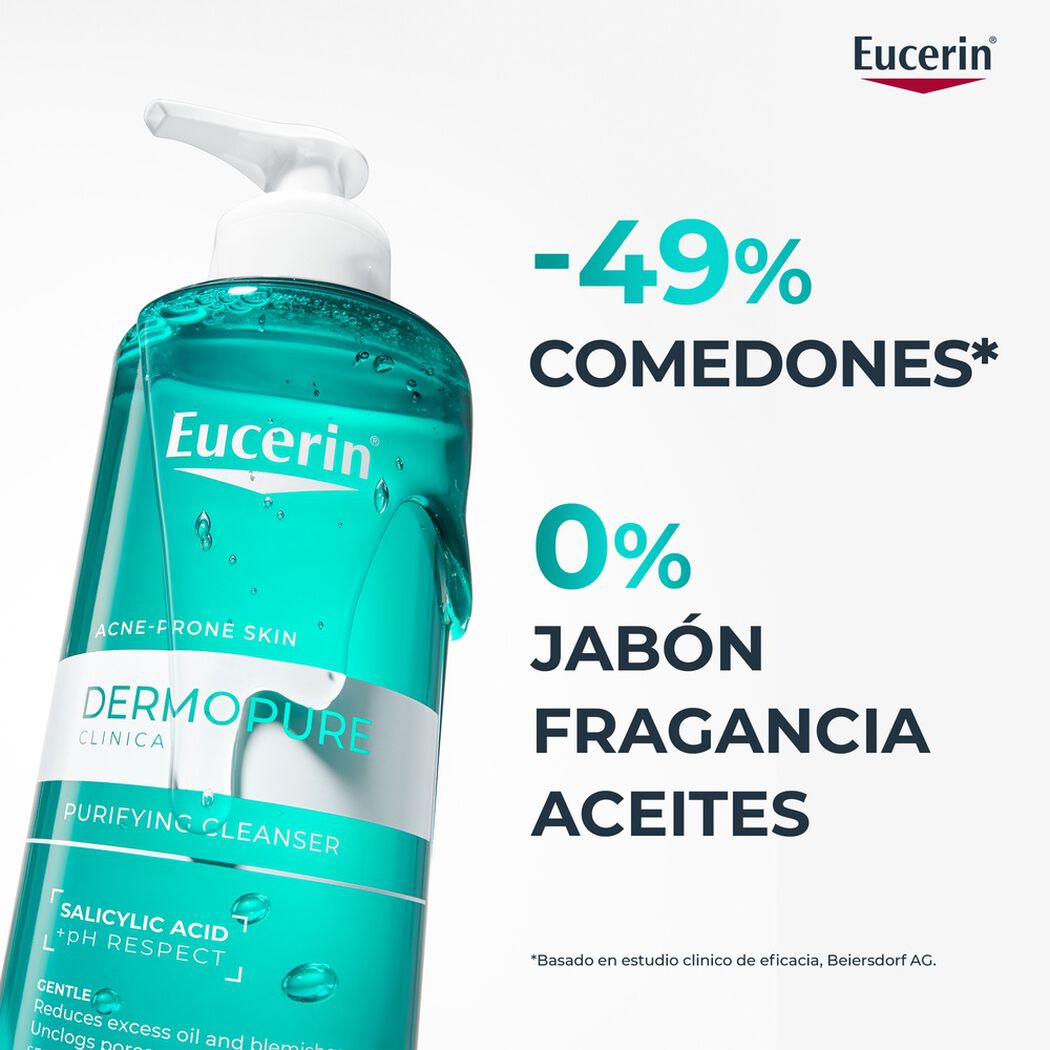 Gel Limpiador Eucerin Dermopure 400 mL, , large image number 4