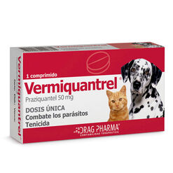 Vet. Vermiquantrel 50 Mg. Caja 1 Comp.