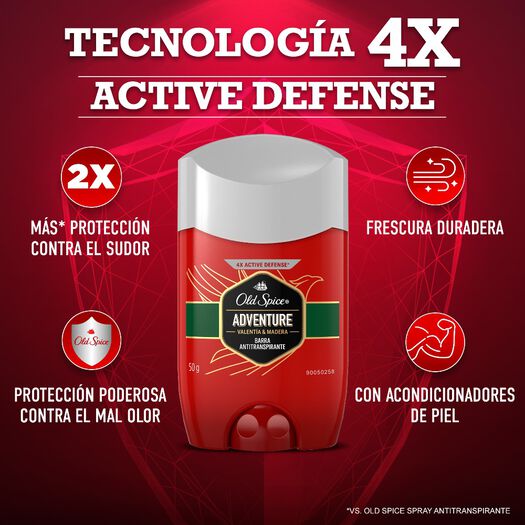 Antitraspirante Old Spice Adventure 50 g, , large image number 1