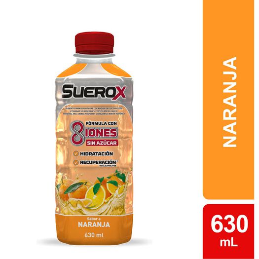 Suerox Naranja 630 ML, , large image number 0