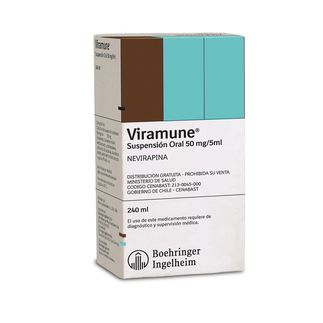 Viramune 50 mg/5 mL Suspensi&oacute;n Oral 240 mL, , large image number 0