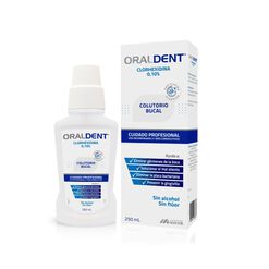 Enjuague Bucal Oraldent 0.1% Sin Fl&uacute;or 250 mL