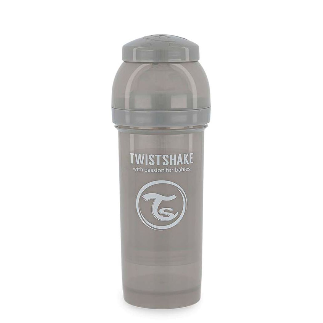 Mamadera Twistshake Anticólico Gris 260 mL, , large image number 0
