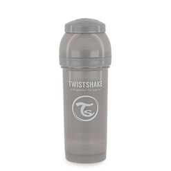 Mamadera Twistshake Anticólico Gris 260 mL