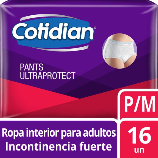 Pants Cotidian Ultraprotect P/M 16un, , large image number 0