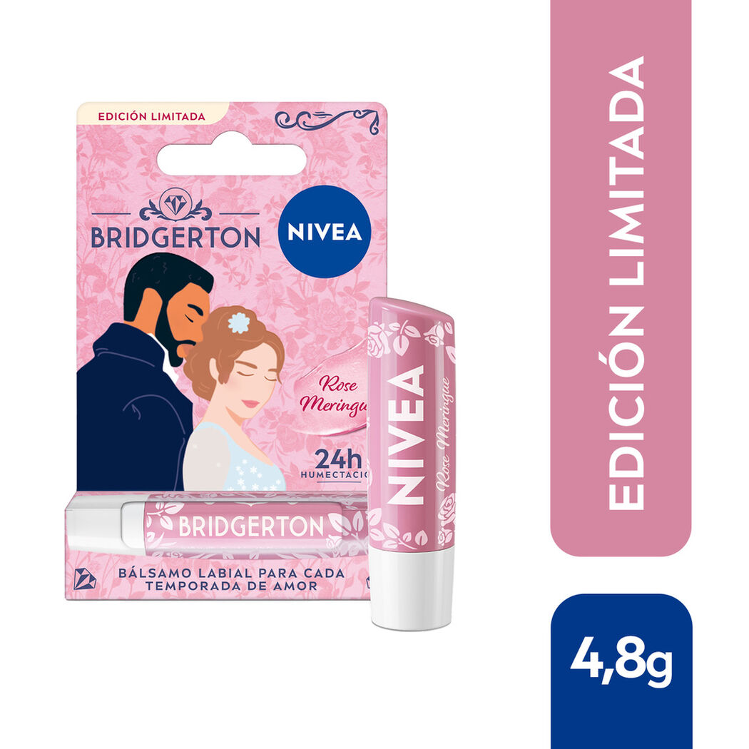 B&aacute;lsamo Labial Nivea Rose Meringue Edici&oacute;n Limitada Bridgerton, , large image number 0