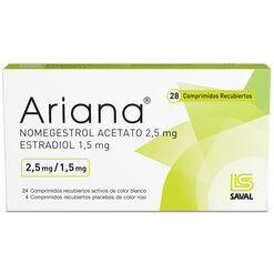 Ariana Nomegestrol/Estradiol 28comp Rec