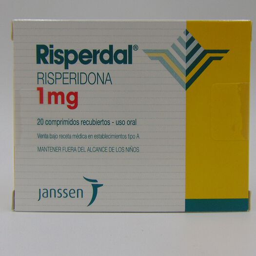 Risperdal 1 mg x 20 Comprimidos Recubiertos, , large image number 0