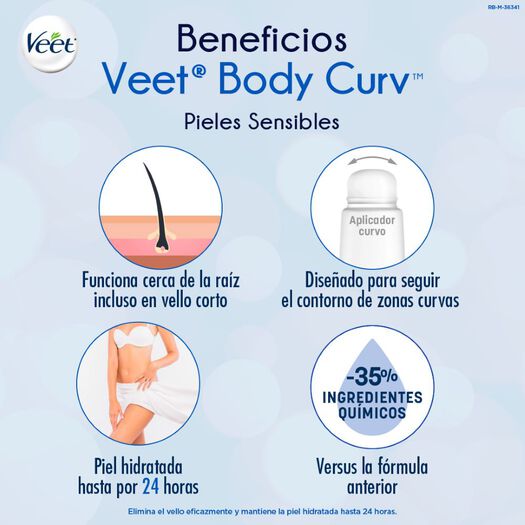 Veet Crema Depilatoria Axila y Bikini Piel Sensible 100 ml, , large image number 1