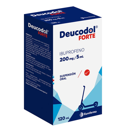 Deucodol Forte 200 mg/5 mL x 120 mL Suspension Oral, , large image number 0