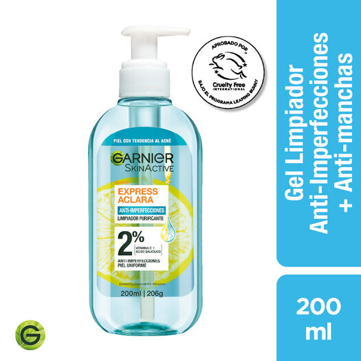 Gel Limpiador Express Aclara Anti Imperfecciones 200Ml, , large image number 0