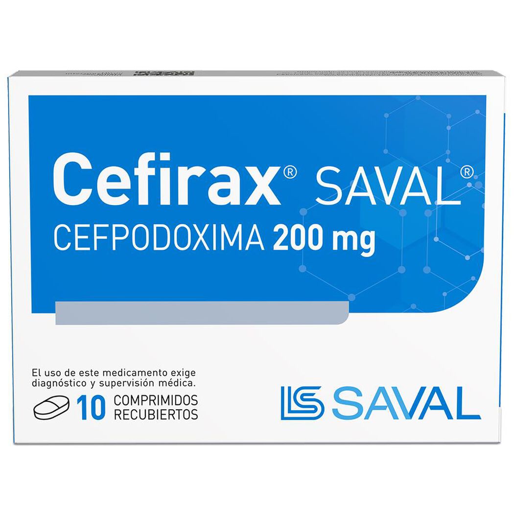 Cefirax 200 mg x 10 Comprimidos Recubiertos, , large image number 0