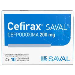 Cefirax 200 mg x 10 Comprimidos Recubiertos