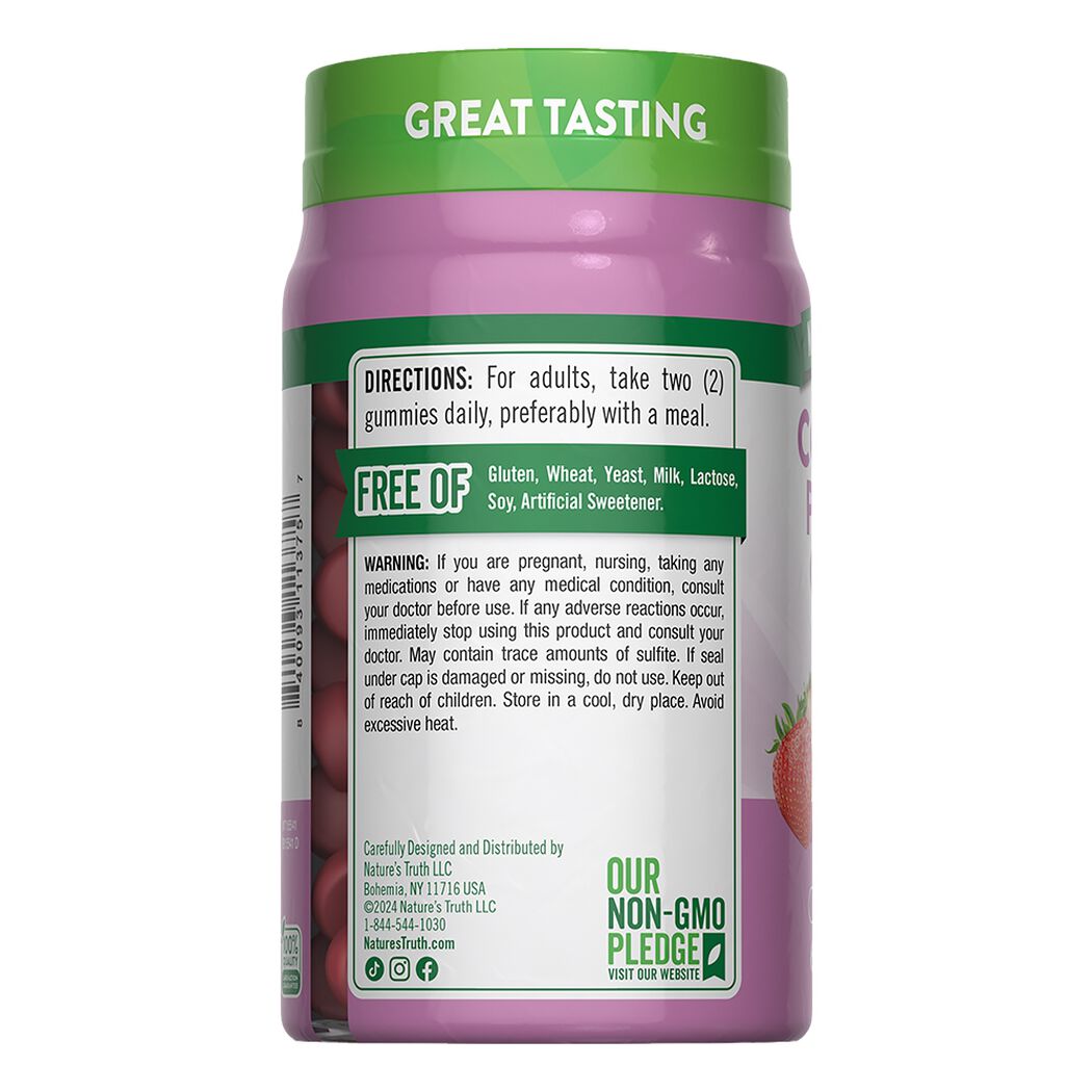 Gomitas Col&aacute;geno Nature's Truth Tipo 1+3 Fresa 60 un, , large image number 2