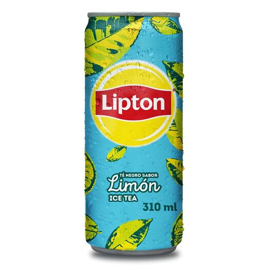Lata Ice Tea Lipton Limón 310 Ml, , large image number 0