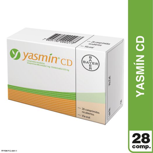 Yasmin CD x 28 Comprimidos Recubiertos, , large image number 0