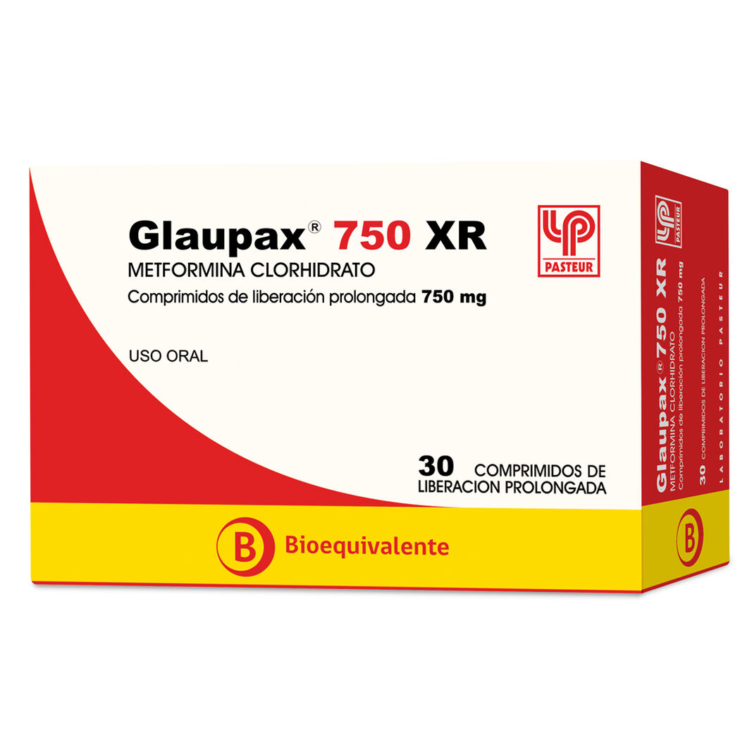 Glaupax XR 750 mg 30 Comprimidos de Liberación Prolongada, , large image number 0