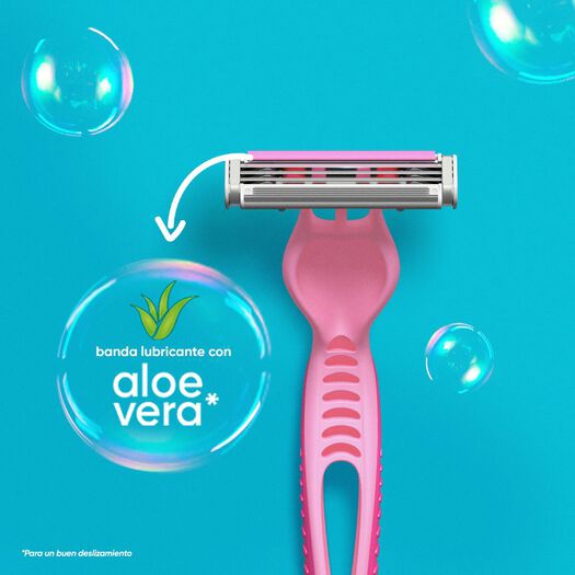 Máquina De Afeitar Desechable Gillette Venus Suave Con Aloe Vera, 2 Unidades, , large image number 2