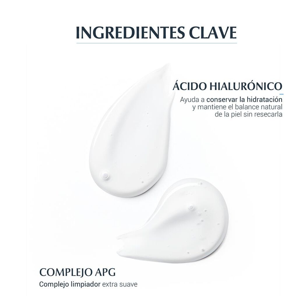 EUCERIN Gel Limpiador Facial Dermatoclean Piel Normal/Mixta 200 mL, , large image number 3