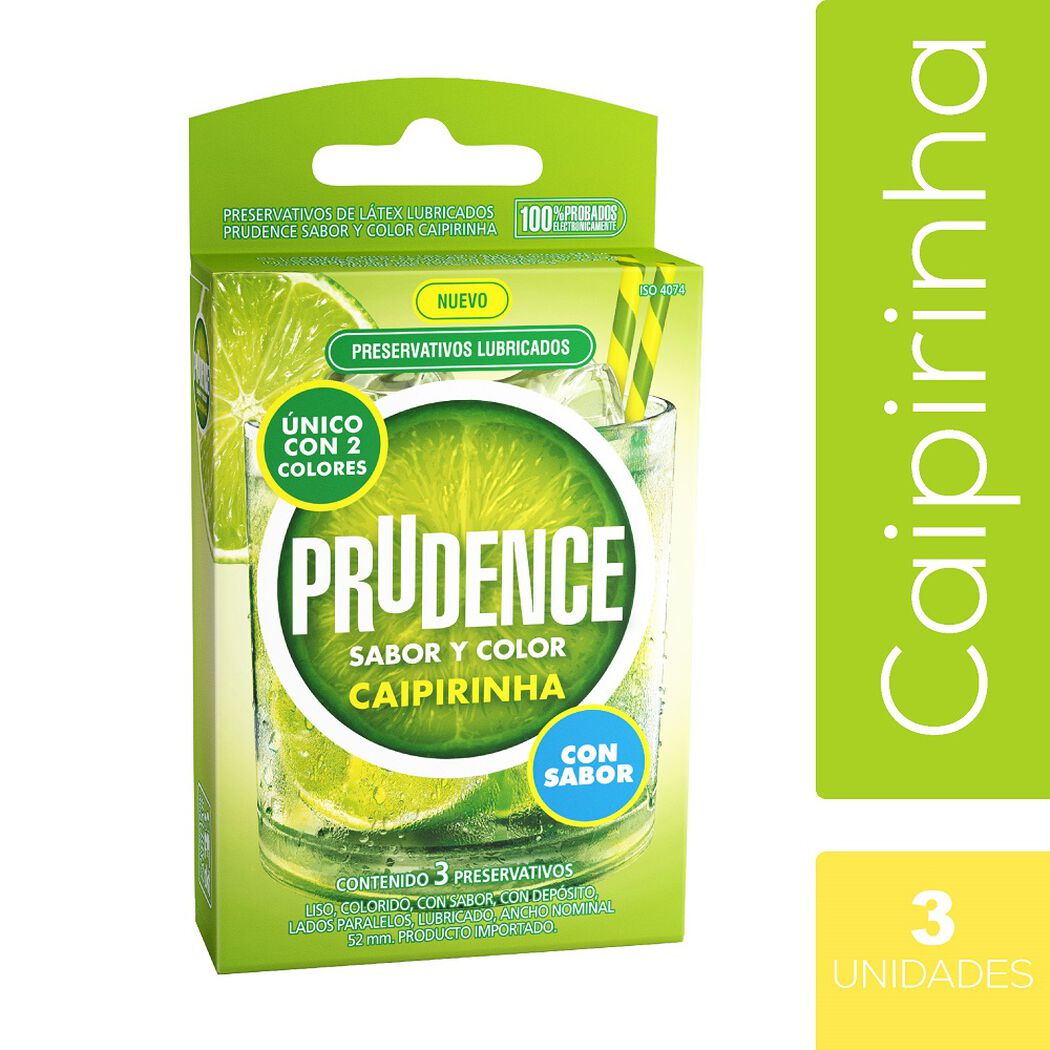 Preservativo Prudence Caipinha 3 Un, , large image number 0