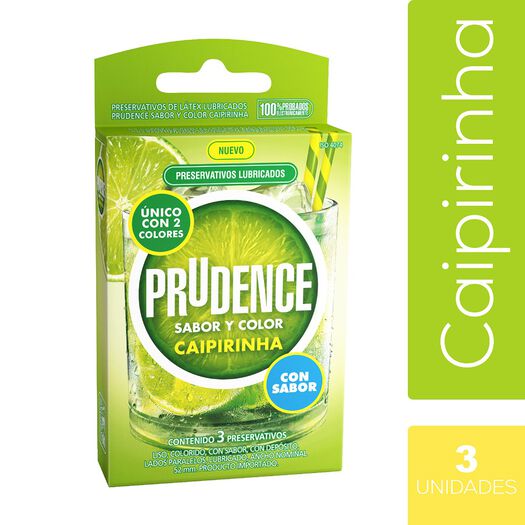 Preservativo Prudence Caipinha 3 Un, , large image number 0
