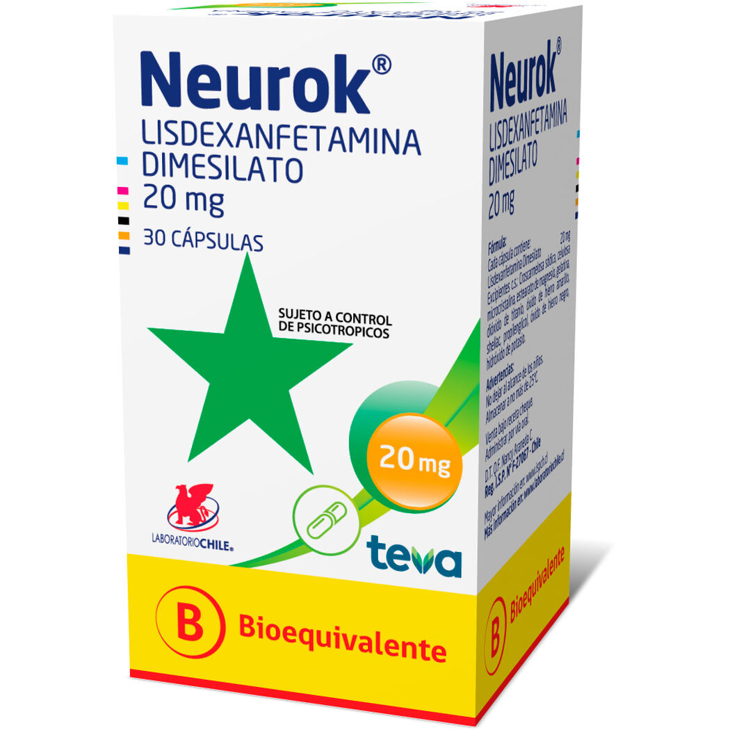 Neurok 20Mg 30 Cápsulas, , large image number 0