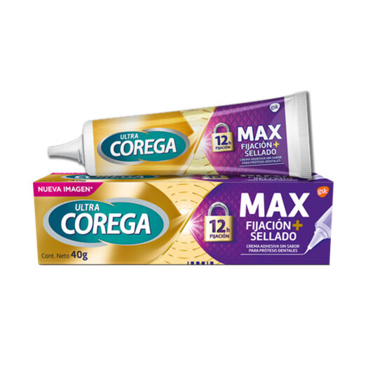 Adhesivo Corega Ultra Protesis Dentales Maximo Sellado 40 g, , large image number 1