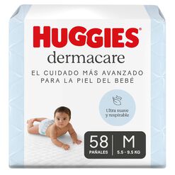 Pañales Huggies Dermacare M 58 un