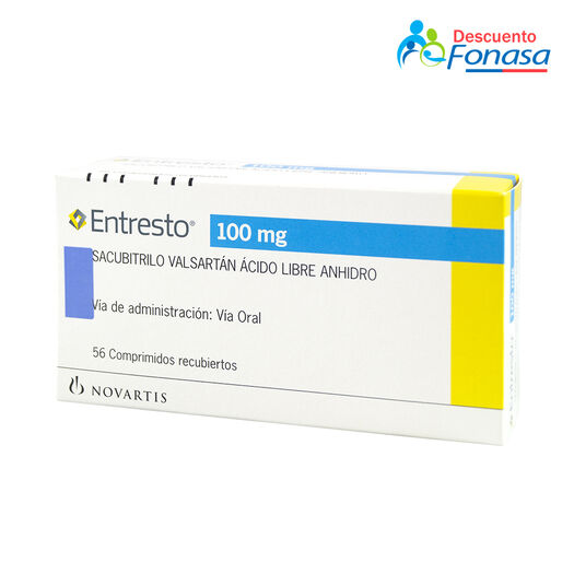 Entresto 100 mg x 56 Comprimidos Recubiertos, , large image number 0