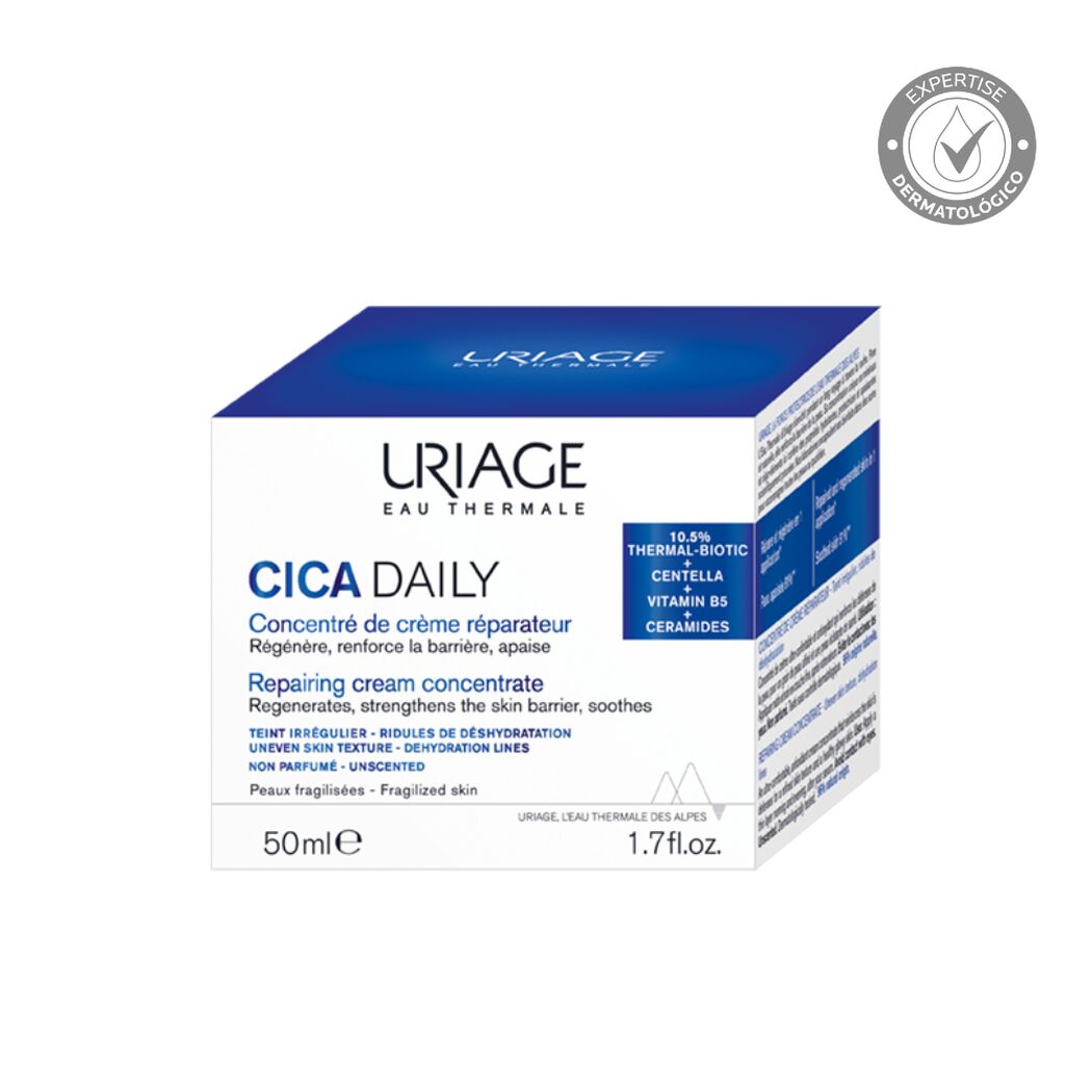 Crema Reparadora Rostro CICA Daily 50ml Uriage, , large image number 1