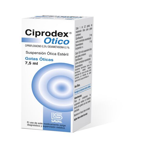 Ciprodex x 7,5 mL Suspensión Otica, , large image number 0