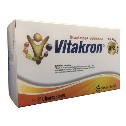 Vitakron A-Z x 60 Capsulas Blandas, , large image number 0