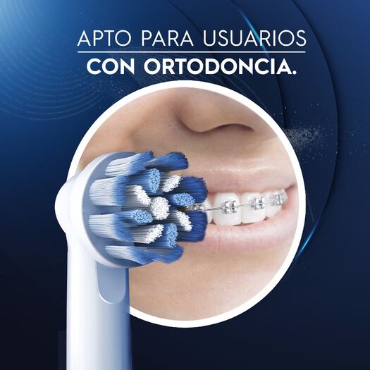Repuesto Cabezal Cepillo de Dientes Eléctrico Oral B Sensitive Clean 2 un, , large image number 3