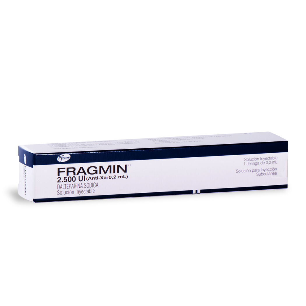 Fragmin 2500 UI/0.2 ml x 1 Jeringa Prellenada, , large image number 0