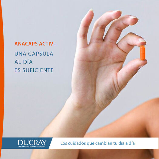 Tratamiento Capilar Ducray Anacaps Activ+ 30 Cápsulas 3 un, , large image number 3