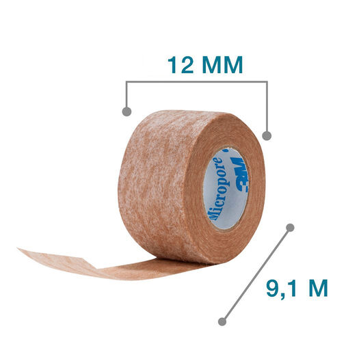 Cinta Micropore Nexcare Piel 12Mmx9.1M, , large image number 2
