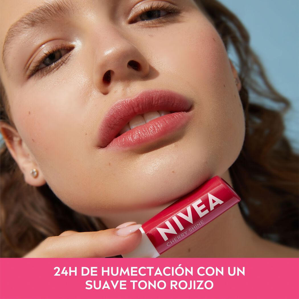 Protector Labial Nivea Cherry Shine 5 mL, , large image number 2